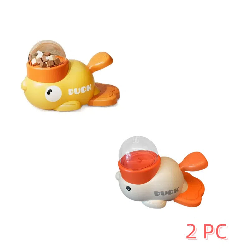Dog Puzzle Toy, Interactive Slow Feeder, Food Treat Dispenser Duck Cat Slow Feeder | Dog Interactive Slow Feeder & Puzzle Toy- Duck Treat Dispenser, Yellow Duck Puppy Enrichment Pet Supplies, Interactive Toys for All Breeds