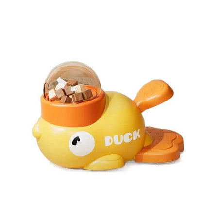 Dog Puzzle Toy, Interactive Slow Feeder, Food Treat Dispenser Duck Cat Slow Feeder | Dog Interactive Slow Feeder & Puzzle Toy- Duck Treat Dispenser, Yellow Duck Puppy Enrichment Pet Supplies, Interactive Toys for All Breeds